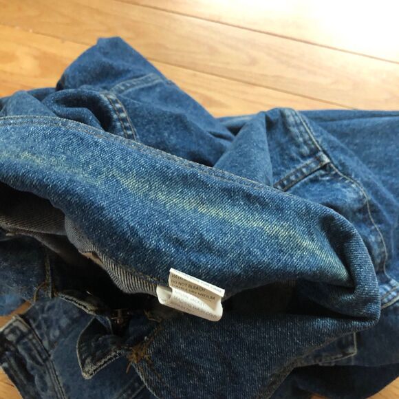 Gap Vintage Denim Jean Jacket Size Medium Zip Button Combo 1990's - Picture 16 of 16